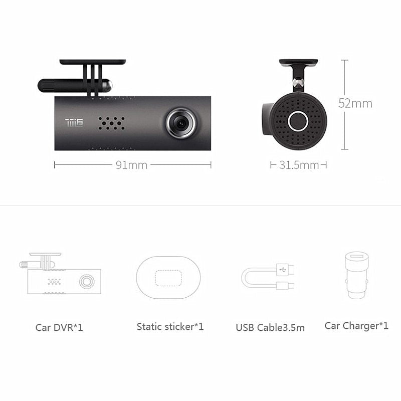Wireless Cam 1080P FHD Night Version G-Sensor Driving Recorder