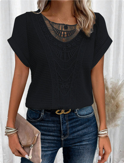 T-shirt Fashion Ethnic Style Tops Women's Clothing