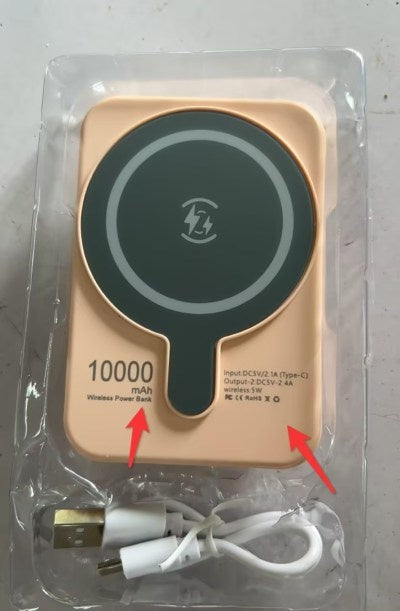 Wireless Power Bank 5000 MAh Portable