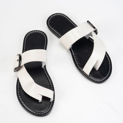 Summer Buckle Toe Clip Sandals Fashion