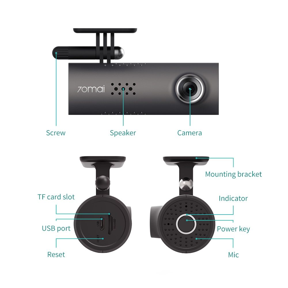 Wireless Cam 1080P FHD Night Version G-Sensor Driving Recorder