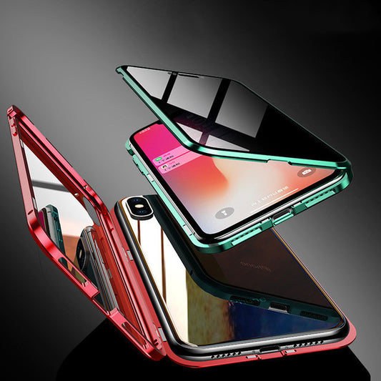 Magnetic Privacy Glass Case For Phone