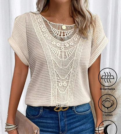 T-shirt Fashion Ethnic Style Tops Women's Clothing