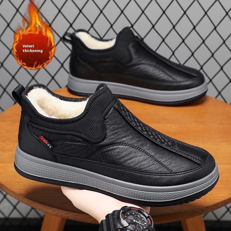 Flat Cotton Shoes Men