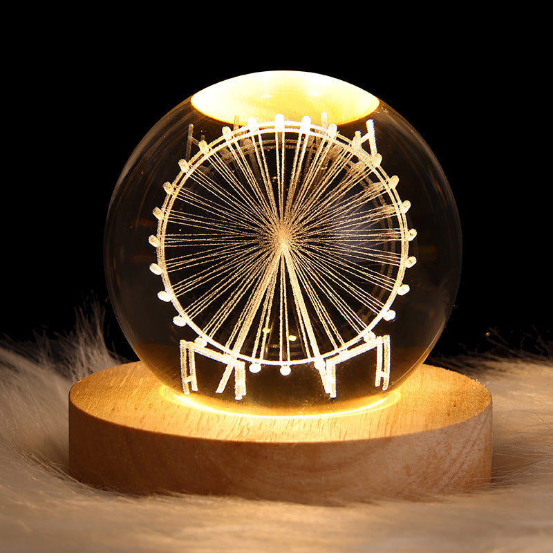 3D Planet Moon Lamp Bedroom
