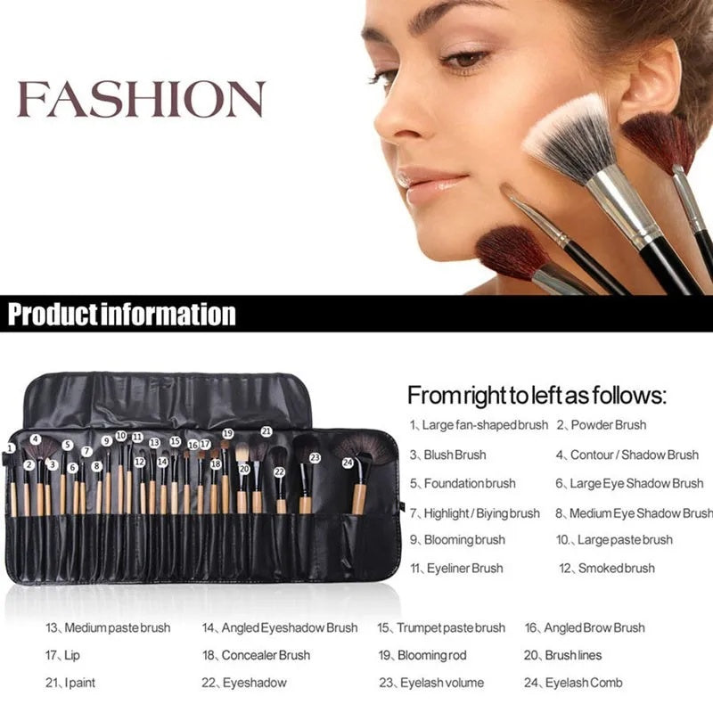 Geschenktüte mit 24 Make-up-Pinsel-Sets