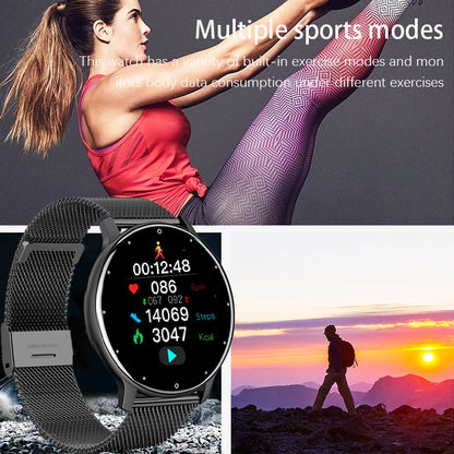 LIGE 2025 Smartwatch für Damen, Voll-Touchscreen