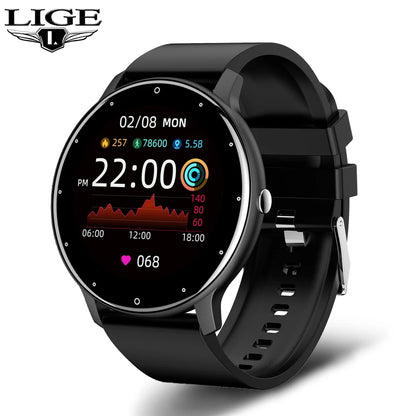LIGE 2025 Smartwatch für Damen, Voll-Touchscreen
