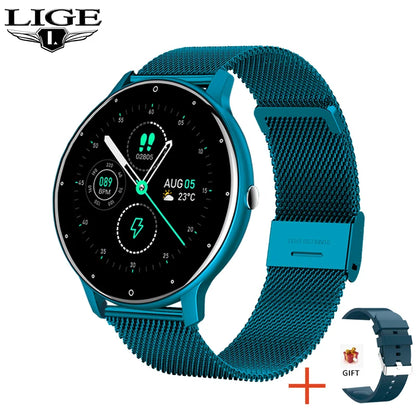 LIGE 2025 Smartwatch für Damen, Voll-Touchscreen