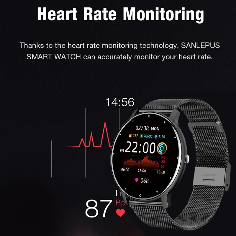 LIGE 2025 Smartwatch für Damen, Voll-Touchscreen