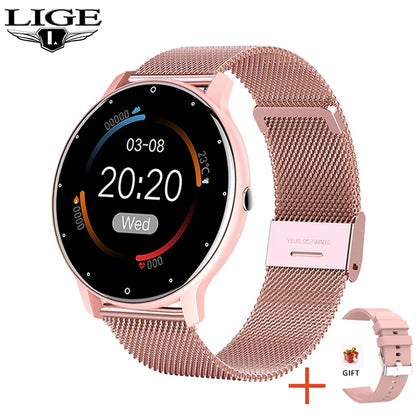 LIGE 2025 Smartwatch für Damen, Voll-Touchscreen
