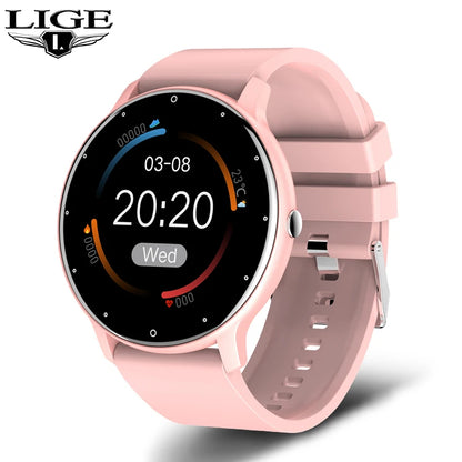 LIGE 2025 Smartwatch für Damen, Voll-Touchscreen