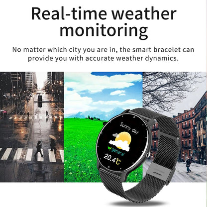 LIGE 2025 Smartwatch für Damen, Voll-Touchscreen