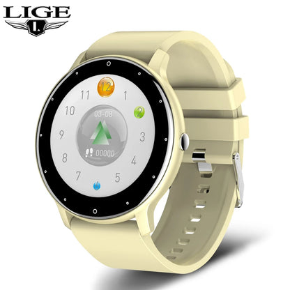 LIGE 2025 Smartwatch für Damen, Voll-Touchscreen