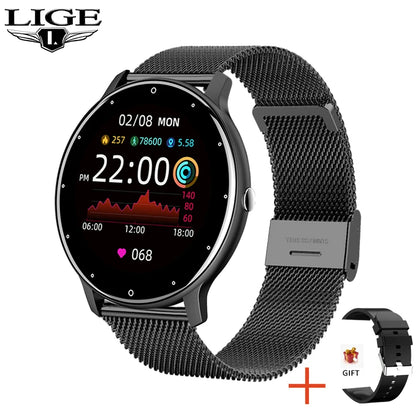 LIGE 2025 Smartwatch für Damen, Voll-Touchscreen