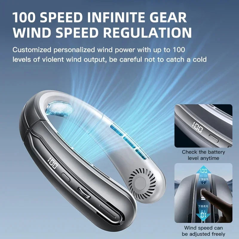 Xiaomi 8000mAh USB Hanging Neck Fan Portable