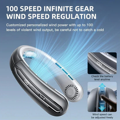 Xiaomi 8000mAh USB Hanging Neck Fan Portable
