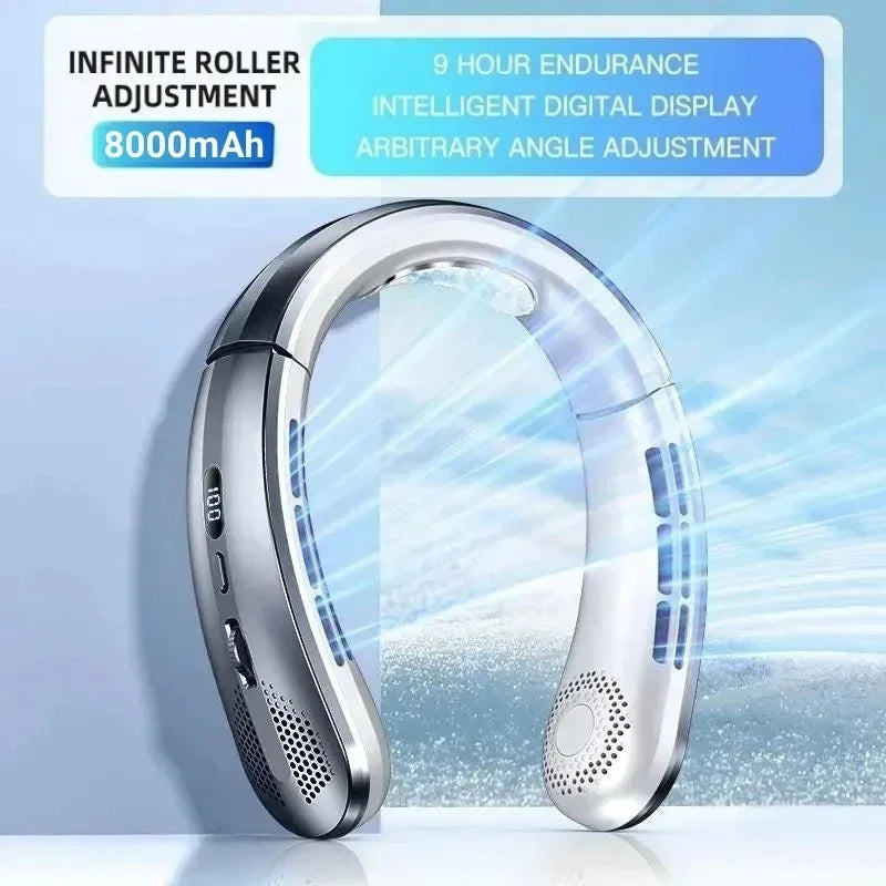 Xiaomi 8000mAh USB Hanging Neck Fan Portable