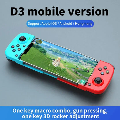 Manette de jeu extensible sans fil BT 5.0 pour téléphone portable Android iOS