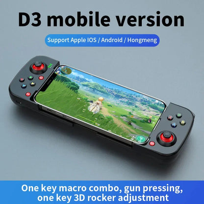 Manette de jeu extensible sans fil BT 5.0 pour téléphone portable Android iOS