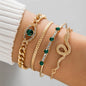 4PCS/Set Fashionable Snake Imitation