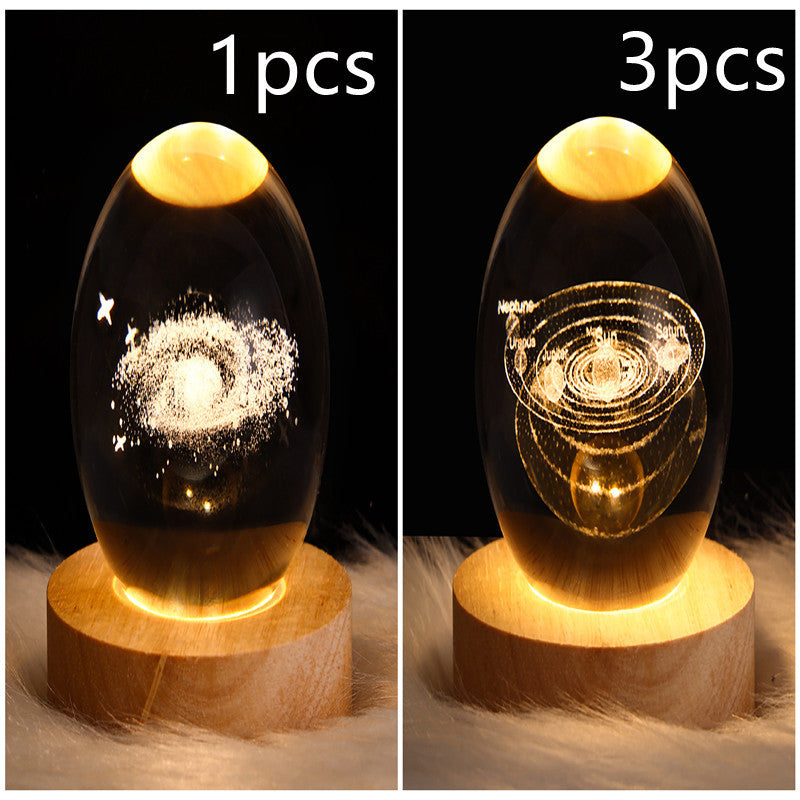 3D Planet Moon Lamp Bedroom