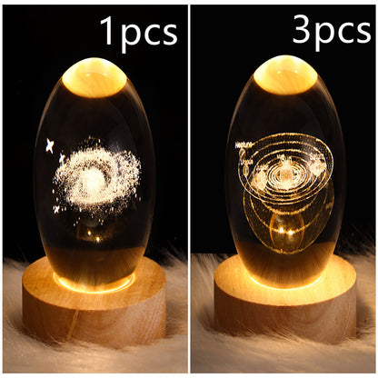 3D Planet Moon Lamp Bedroom