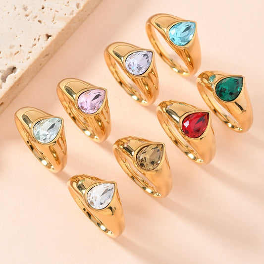 Teardrop-shaped Ring For Women Jewelry