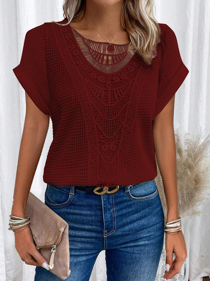 T-shirt Fashion Ethnic Style Tops Women's Clothing
