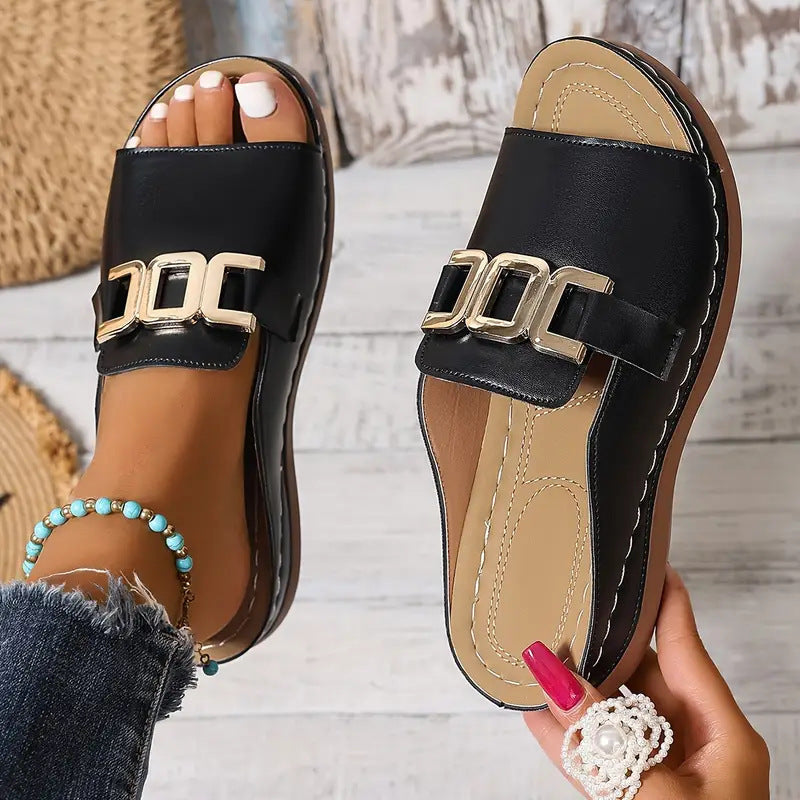 Outdoor Thick Bottom Roman Shoes For Women