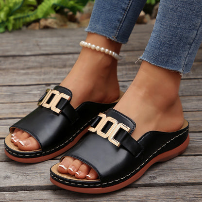 Outdoor Thick Bottom Roman Shoes For Women